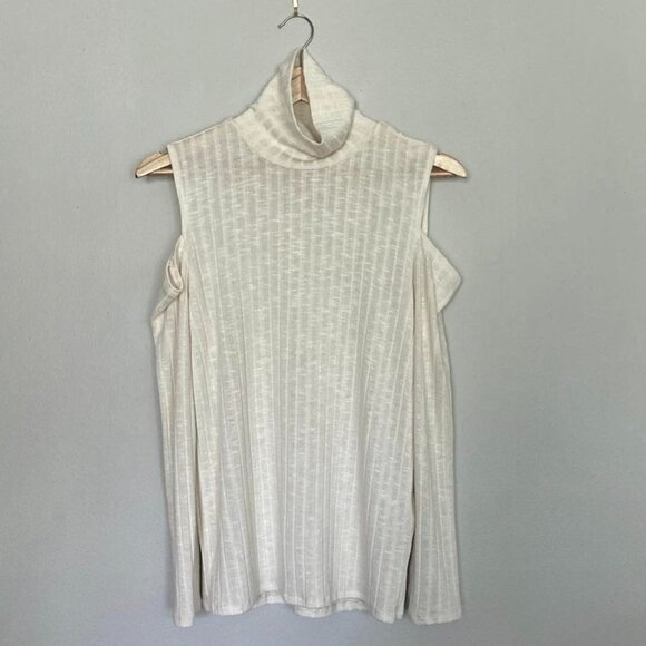 Cute Vero Moda Cold Shoulder Knit Top Sweater - Picture 2 of 8